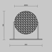 Настольный светильник Maytoni MOD387TL-L8CH3K — фото 2, Настольные лампы