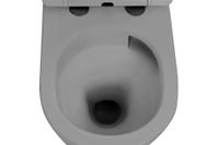Унитаз ABBER Bequem подвесной серый матовый, безободковый, смыв торнадо арт-AC1102TMG — фото 14, Подвесные унитазы