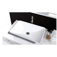 Раковина Stelvio Quattro округлая, белый матовый, MonteBianco арт-12205 — фото 2, Раковины накладные