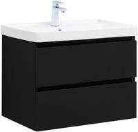 Тумба под раковину Aquanet Вега 2.0 70 черный 00337954 — фото 14, Тумбы под раковину