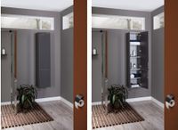 Шкаф-пенал Aquanet Алвита 35 серый антрацит 00240197 — фото 7, Пеналы для ванной комнаты