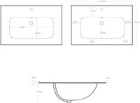 Товар: Тумба с раковиной Aquanet Милан 60 цв. дуб светлый 00340167 - фото 19 Тумба с раковиной Aquanet Милан 60 цв. дуб светлый 00340167 — фото 19, Тумбы с раковиной