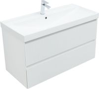 Товар: Тумба с раковиной Aquanet Альтера 100 цв. белый матовый 00340710 - фото 6 Тумба с раковиной Aquanet Альтера 100 цв. белый матовый 00340710 — фото 6, Тумбы с раковиной