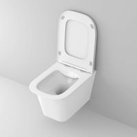 Унитаз подвесной Grossman Classic GR-4463S (490х335х350) безободковый,белый с тонкой крышкой,микролифт,1 место — фото 3, Подвесные унитазы