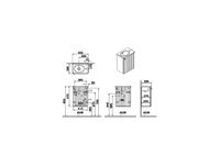 Тумба с раковиной Vitra Root Groove 45 матовый белый правый VITRA арт-69198 — фото 2, Тумбы с раковиной