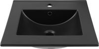 Раковина Aquanet Flat 50 черная матовая арт-00329252 — фото 4, Раковины встраиваемые сверху