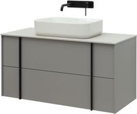 Тумба под раковину Allen Brau Reality 100 1.32007.PGM платина матовый — фото 3, Тумбы под раковину