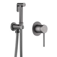 Товар: Смеситель ABBER Emotion AF8825NG с гигиеническим душем, никель - фото 1 Смеситель ABBER Emotion AF8825NG с гигиеническим душем, никель — фото 1, Гигиенические души