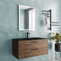 База под раковину Chiara 2D 1000 подвесная, 2 выкатных ящика soft-close, С.Oak арт-VMC-2C2100CO — фото 1, Тумбы под раковину