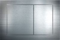 KK-POL 350/PWS/054-00-00 M05 Пластиковая панель смыва для инсталляции, цвет нержавеющая сталь — фото 1, Панели