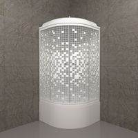 Товар: ДК Мозаика 90*90 Б (9 мест+сифон D50) арт-Щ0000061834 - фото 4 ДК Мозаика 90*90 Б (9 мест+сифон D50) арт-Щ0000061834 — фото 4, Душевые кабины