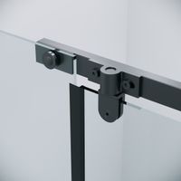 Душевое ограждение Grossman Pragma 100.K33.03.120.21.00-200.K33.03.100.21.00 (120х100х195) распашная,черный матовый,стекло прозрачное,2 места арт-120.K33.03.1210.21.00 — фото 8, Прямоугольные душевые уголки