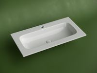 Раковина накладная мебельная Grace прямоугольная 910x457x137 с отверстием под смеситель цвет белый арт-CN7019 — фото 2, Раковины накладные