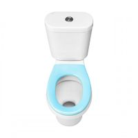 КАСПЕР Унитаз-компакт детский, горизонт. выпуск,1-а режим.арм,сиденье полипроп, пл.кр,голубой,САНТЕК 1WH501846 — фото 2, Напольные унитазы