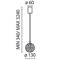 Товар: Подвесной светильник Maytoni MOD254PL-01BS - фото 2 Подвесной светильник Maytoni MOD254PL-01BS — фото 2, Подвесные светильники