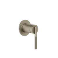 Смеситель для душа, Gessi, Ingranaggio, тип открывания воды-однорычажный, тип регулирования воды-керамический картридж, монтаж-настенный встраиваемый, отверстия для монтажа-1, внутренняя часть-необходимо заказать, на 1 выход, цвет-Finox Brushed Nickel арт-63609.149 — фото 2, Смеситель для душа