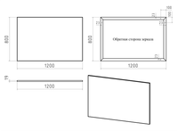 Зеркало арт-Э-Марс02120-Алп — фото 2, Зеркала в ванную комнату