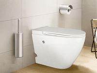 Товар: Унитаз импульсный Azario 360х570х450 напольный, полукруглый, быстросъемное сиденье микролифт (AZ-102) арт-AZ102 - фото 11 Унитаз импульсный Azario 360х570х450 напольный, полукруглый, быстросъемное сиденье микролифт (AZ-102) арт-AZ102 — фото 11, Напольные унитазы