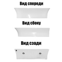Раковина накладная Azario 410х410х125 квадратная, белый глянец арт-AZ-2257 — фото 3, Раковины накладные