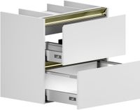 Тумба под раковину Allen Brau Activity 70 1.34011.WM белый матовый/олива браш — фото 1, Тумбы под раковину