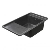 Мойка для кухни Беллис 87 870x510x250 мм, прямоуг., графит 1A724832BS210 — фото 4, Кухонные мойки
