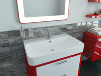 Раковина KIROVIT Олимпия 800 мебельная белый 4640021061091 арт-Вн Крв18 — фото 3, Раковины встраиваемые сверху