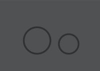 KK-POL 350/AFS/056-00-00 AQUAFIORI SFERA Металлическая панель смыва для инсталляции, цвет титан — фото 1, Панели