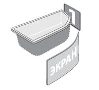 Ванна обрезанная Бэлла-левая ЭКСТРА арт-Н0000020161 — фото 3, Акриловые ванны