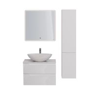 Зеркало Lemark ELEMENT 70х80 см с подсветкой, с подогревом арт-LM70Z-E — фото 4, Зеркала в ванную комнату