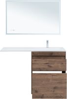 Товар: Тумба с раковиной Aquanet Токио 130 R напольная 2 ящика, цв. дуб веллингтон 00335590 - фото 9 Тумба с раковиной Aquanet Токио 130 R напольная 2 ящика, цв. дуб веллингтон 00335590 — фото 9, Тумбы с раковиной