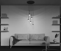 Товар: Подвесной светильник Maytoni MOD521PL-05G - фото 9 Подвесной светильник Maytoni MOD521PL-05G — фото 9, Подвесные светильники