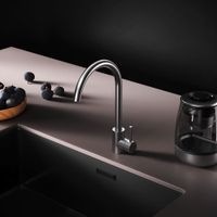 F85B07111 X-Joy S, смеситель для кухни с С-изливом, сатин — фото 2, Смесители для кухни