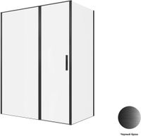 Душевой уголок Allen Brau Priority 160x90 3.31039.BBA + 3.31045.BBA черный браш 3.31039.BBA + 3.31045.BBA — фото 6, Прямоугольные душевые уголки