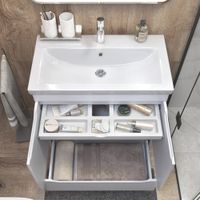 Тумба под раковину VIGO Grani 80 напольная белый (286) — фото 4, Тумбы под раковину