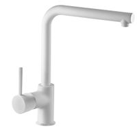 Смеситель для кухни AZARIO EVANS поворотный излив, керамический картридж, белый матовый арт-AZ-152944316 — фото 2, Смесители для кухни