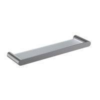 Полка стеклянная Timo Saona черное золото арт-13072/18 — фото 1, Полки для ванной и душа