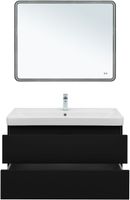 Товар: Тумба с раковиной Aquanet Вега 2.0 100 2 ящ. цв.черный (раковина Ирис) 00344745 - фото 9 Тумба с раковиной Aquanet Вега 2.0 100 2 ящ. цв.черный (раковина Ирис) 00344745 — фото 9, Тумбы с раковиной