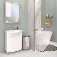 Зеркальный шкаф VIKTORIA 60 /левый/ AQUA DE MARCO 1060CVIC/L — фото 10, Зеркальные шкафы в ванную