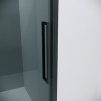 Душевое ограждение Grossman Cosmo 100.K33.02.110.21.10-200.K33.02.100.21.10 (110х100х195) раздвижная,черный матовый,стекло тонированное,2 места арт-120.K33.02.1110.21.10 — фото 8, Прямоугольные душевые уголки