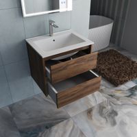 База под раковину Gio 600 подвесная, 2 выкатных ящика soft-close, C.Oak арт-VMC-2G600CO — фото 6, Тумбы под раковину