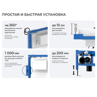 Товар: Инсталляция для подвесного унитаза IBERICA BLANCA SILENCIO SENSOR с комбинированным управлением (сенсор+механическая клавиша) IB.001S - фото 8 Инсталляция для подвесного унитаза IBERICA BLANCA SILENCIO SENSOR с комбинированным управлением (сенсор+механическая клавиша) IB.001S — фото 8, Инсталляции для унитазов