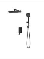 Товар: Встраиваемая система с тропическим и ручным душем, матовый черный, Parker, IDDIS, PARBL02i67 - фото 1 Встраиваемая система с тропическим и ручным душем, матовый черный, Parker, IDDIS, PARBL02i67 — фото 1, Встраиваемые душевые комплекты