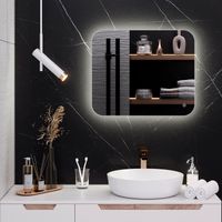 Зеркало с LED-подсветкой MILAN (50*60) /AQUA DE MARCO MIL50/60 — фото 5, Зеркала в ванную комнату