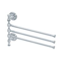 FORTUNA Полотенцедержатель тройной поворотный, L35 cm, хром арт-27676 — фото 1, Полотенцедержатели