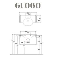 Товар: Консоль GLOBO MODE подвесная цвет черный матовый ME002SAR - фото 3 Консоль GLOBO MODE подвесная цвет черный матовый ME002SAR — фото 3, Консоли для раковины