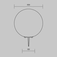Ландшафтный светильник Outdoor O594FL-01W1 — фото 4, Уличное освещение