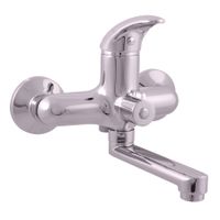 Смеситель Sazava для ванной с подвижным плоским изливом 270мм, арт-SA051.5 — фото 2, Смеситель для ванны