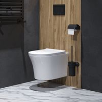 Унитаз подвесной Grossman Style GR-4475S (490х365х355) безободковый,белый с тонкой крышкой,микролифт,1 место — фото 4, Подвесные унитазы