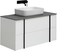 Тумба под раковину Allen Brau Reality 100 1.32007.WM подвесная Белая матовая — фото 39, Тумбы под раковину