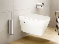 Унитаз импульсный Azario 360х590х380 подвесной, квадратный, быстросъемное сиденье микролифт, монтажная рама в комплекте арт-AZ-101C — фото 14, Подвесные унитазы